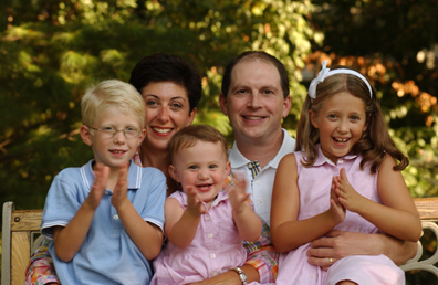 Michigan family photo taken in natural settings