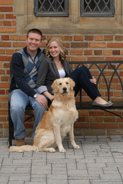MI wedding photojournalist takes engagement portrait photography in detroit